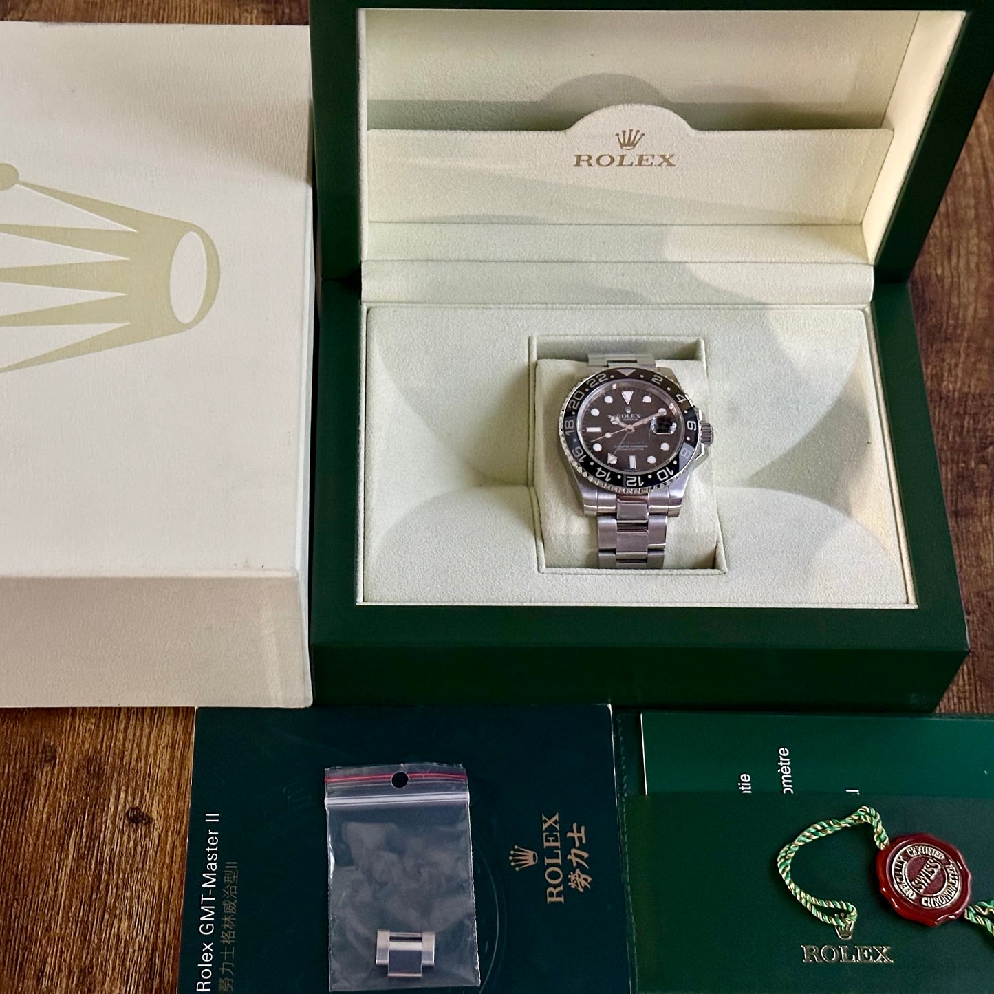 GMT Master II Green Arrow Ref 116710LN 2009