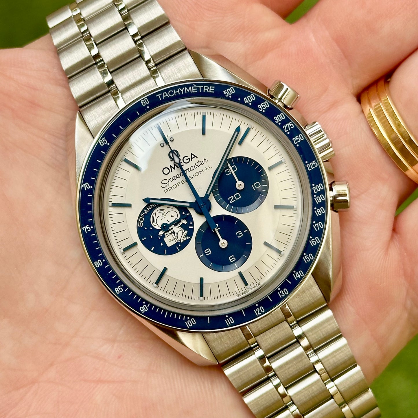 Speedmaster Anniversary Series Silver Snoopy Ref 
310.32.42.50.02.001 2022