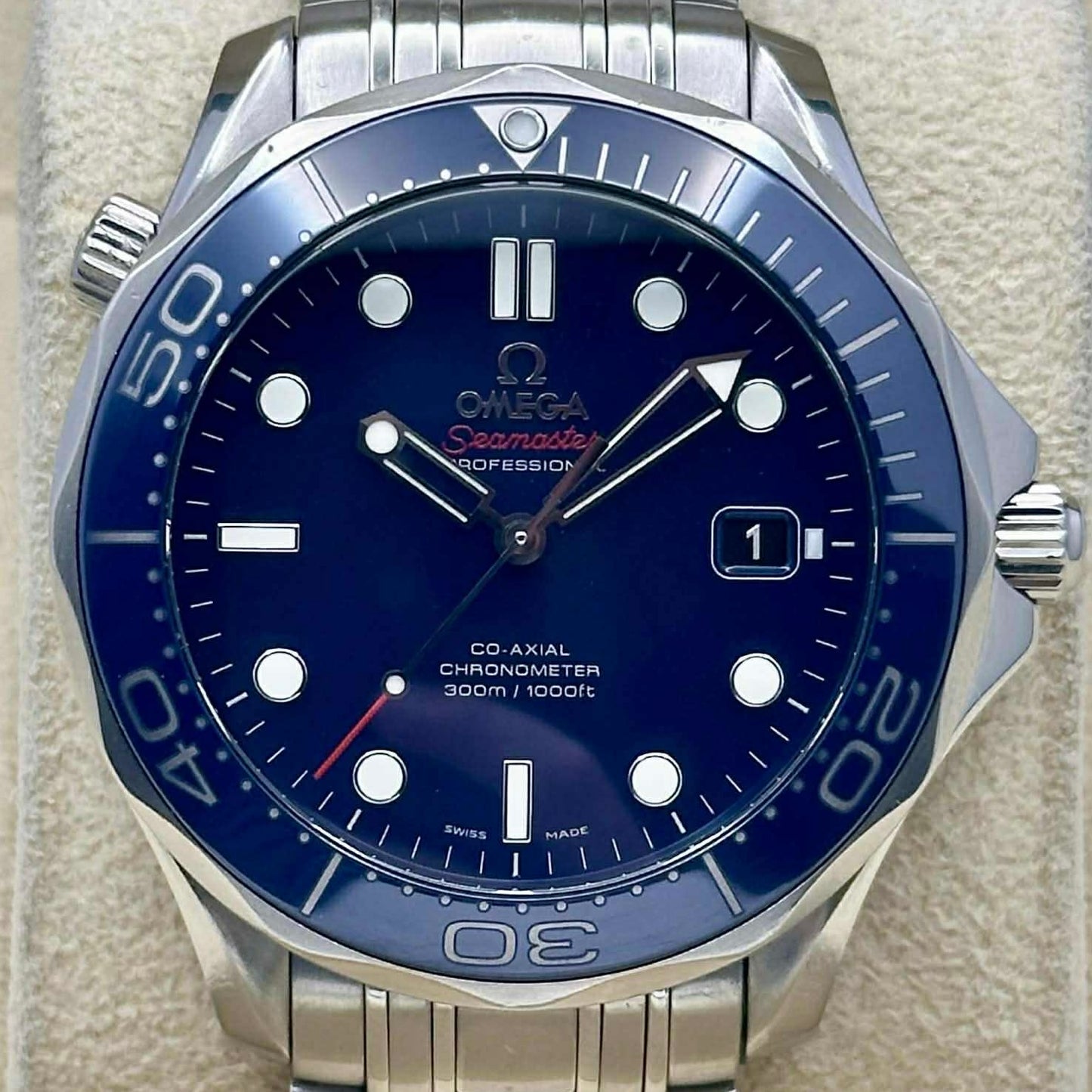 Seamaster Professional 300 Co-Axial Blue Ceramic Ref 212.30.41.20.03.001 2015