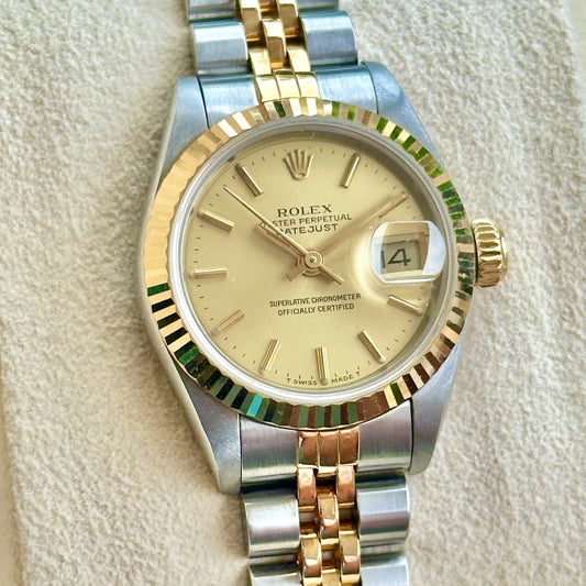 Datejust 26 Champagne Dial Ref 69173 1990