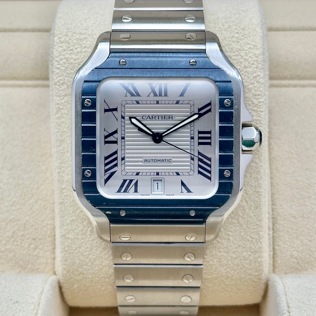 Santos Large PVD Blue Romans Ref WSSA0047 2022