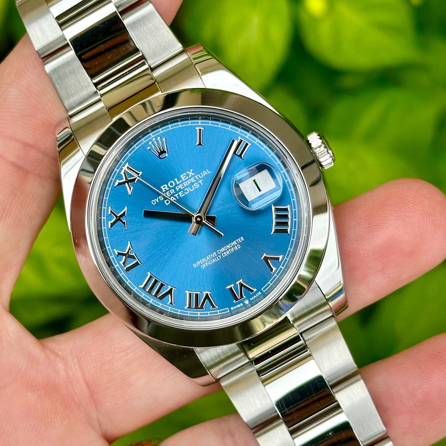 Datejust 41 Azzurro Blue Ref 126300 2020