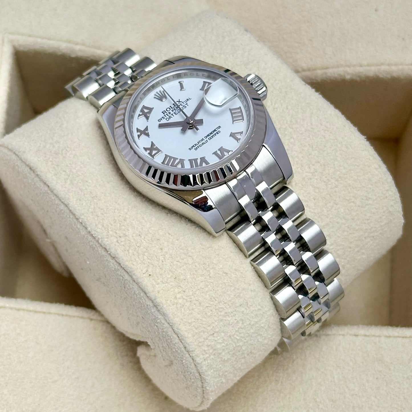 Lady-Datejust 26 White Romans Ref 179174 2016