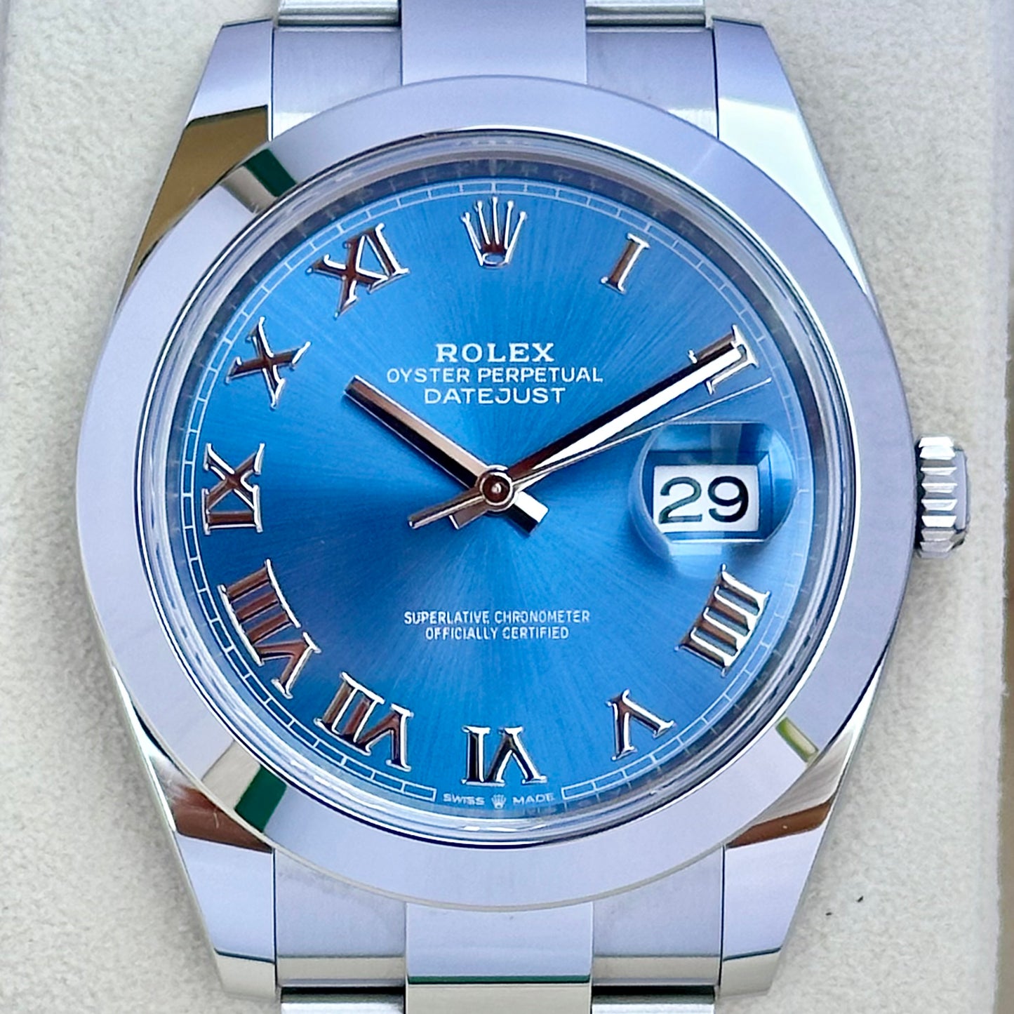 Datejust 41 Azzurro Blue Ref 126300 2023