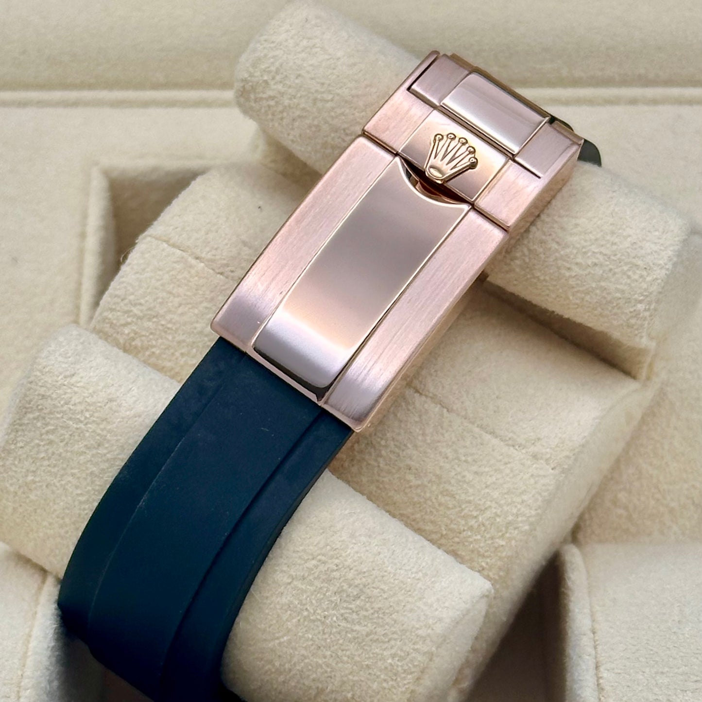 Yacht-Master 40 Oysterflex 18K Rose Gold Ref 116655