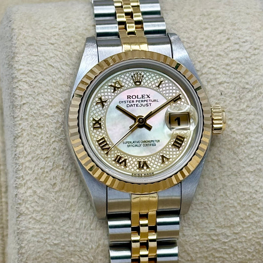 Lady-Datejust 26 Myriad Mother Of Pearl Romans Ref 69173