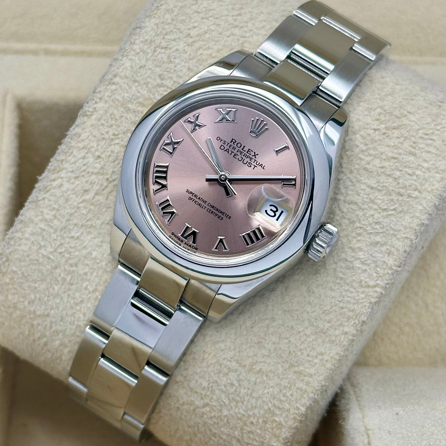Lady-Datejust 28 Pink Romans Ref 279160 2017