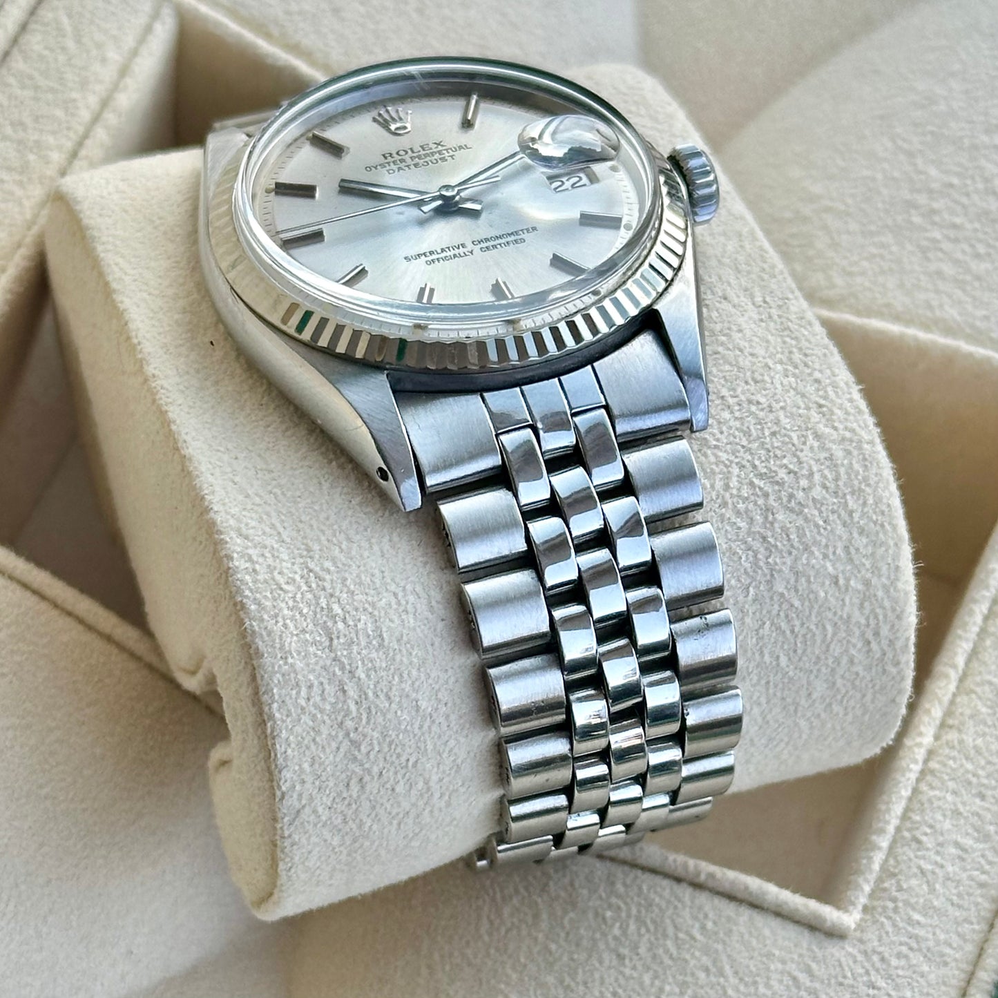 Datejust 36 Pie Pan Dial Ref 1601 1970