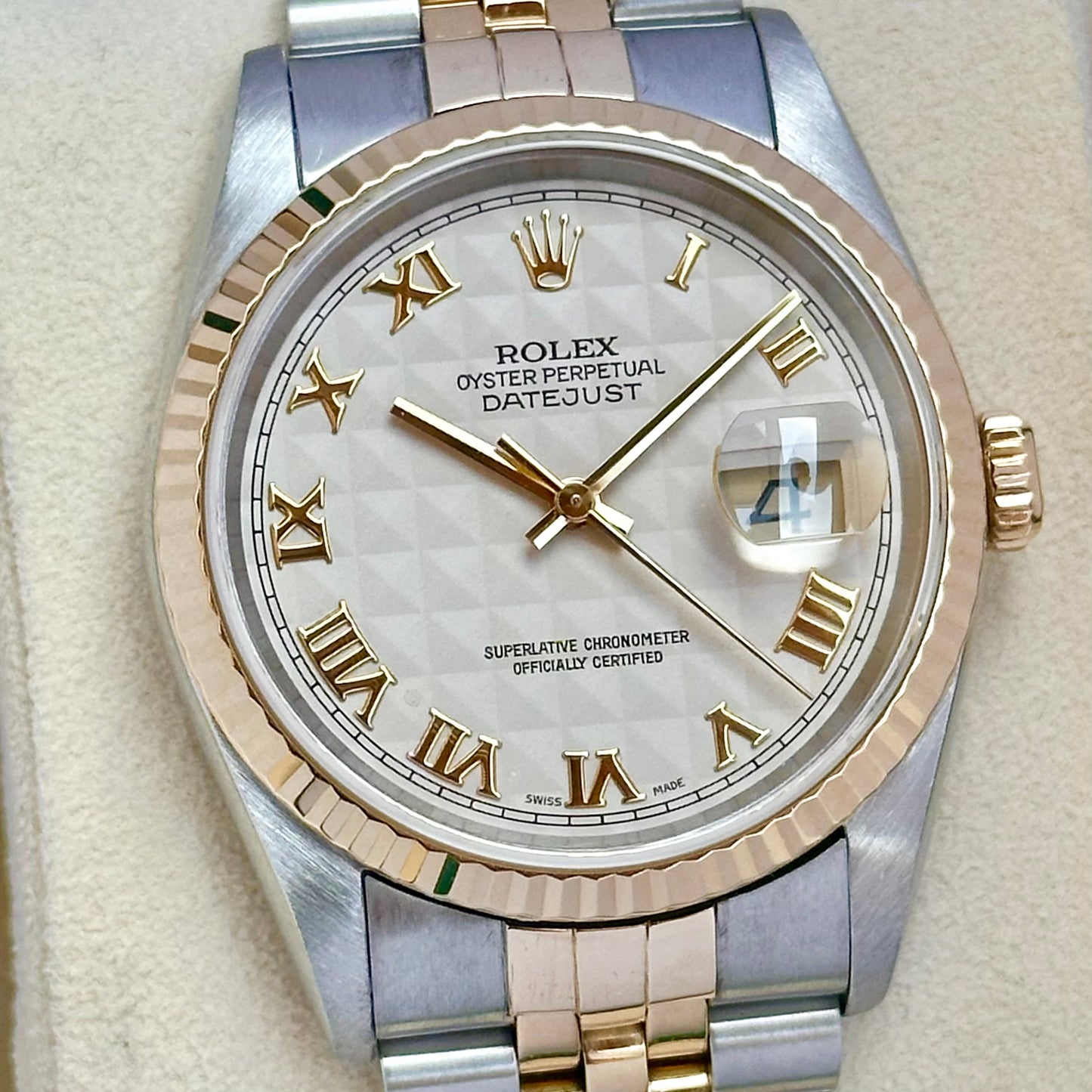 Datejust 36 Pyramid Dial Ref 16233 1996