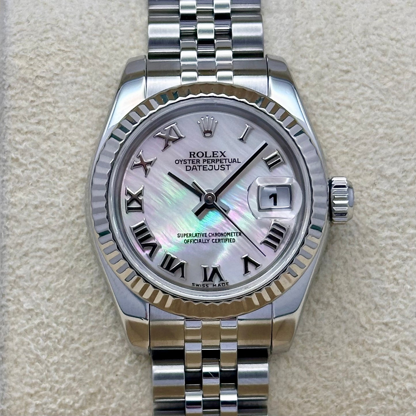 Lady-Datejust 26 Mother Of Pearl Dial Ref 179174