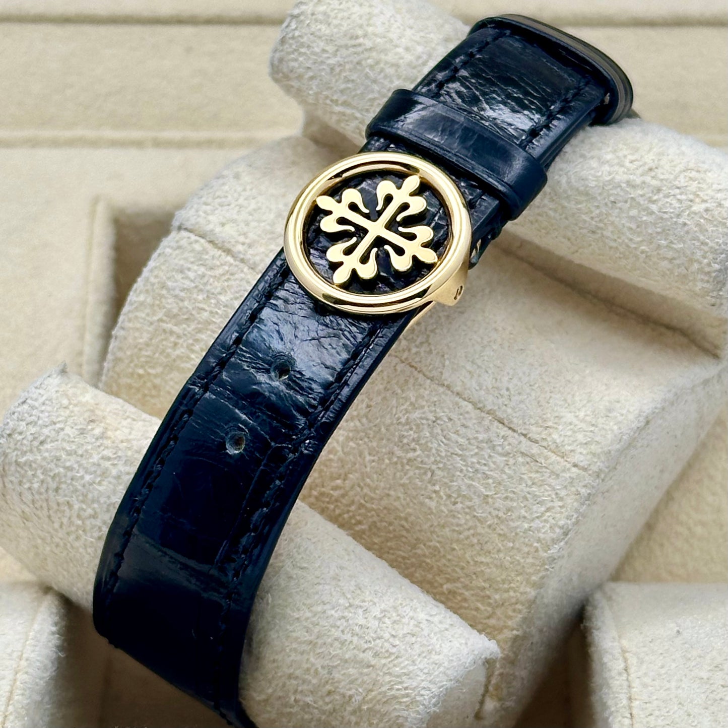 (ON HOLD) Calatrava Black Dial 18K Yellow Gold Ref 5000J-001