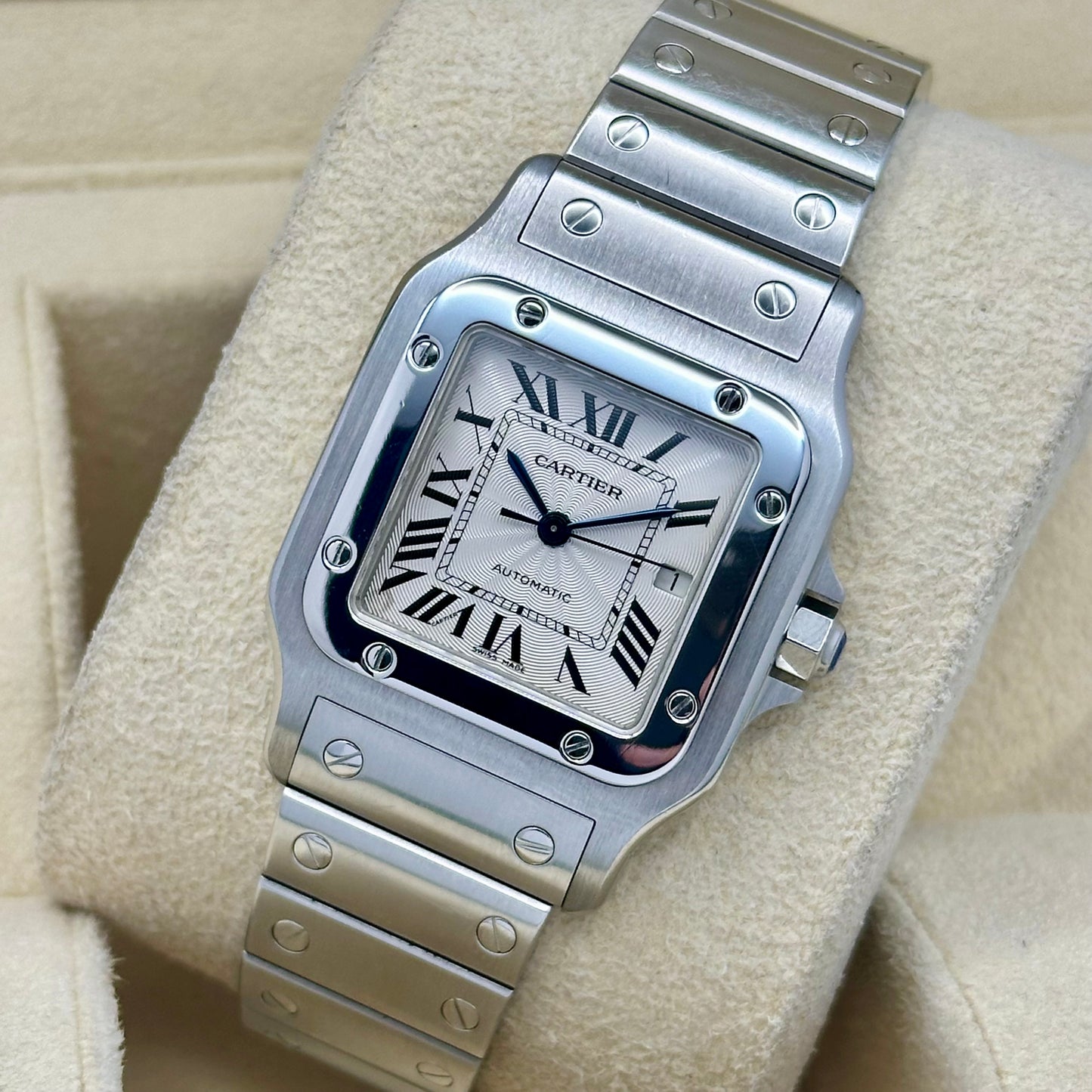 Santos Galbee Guilloché Automatic Ref 2319