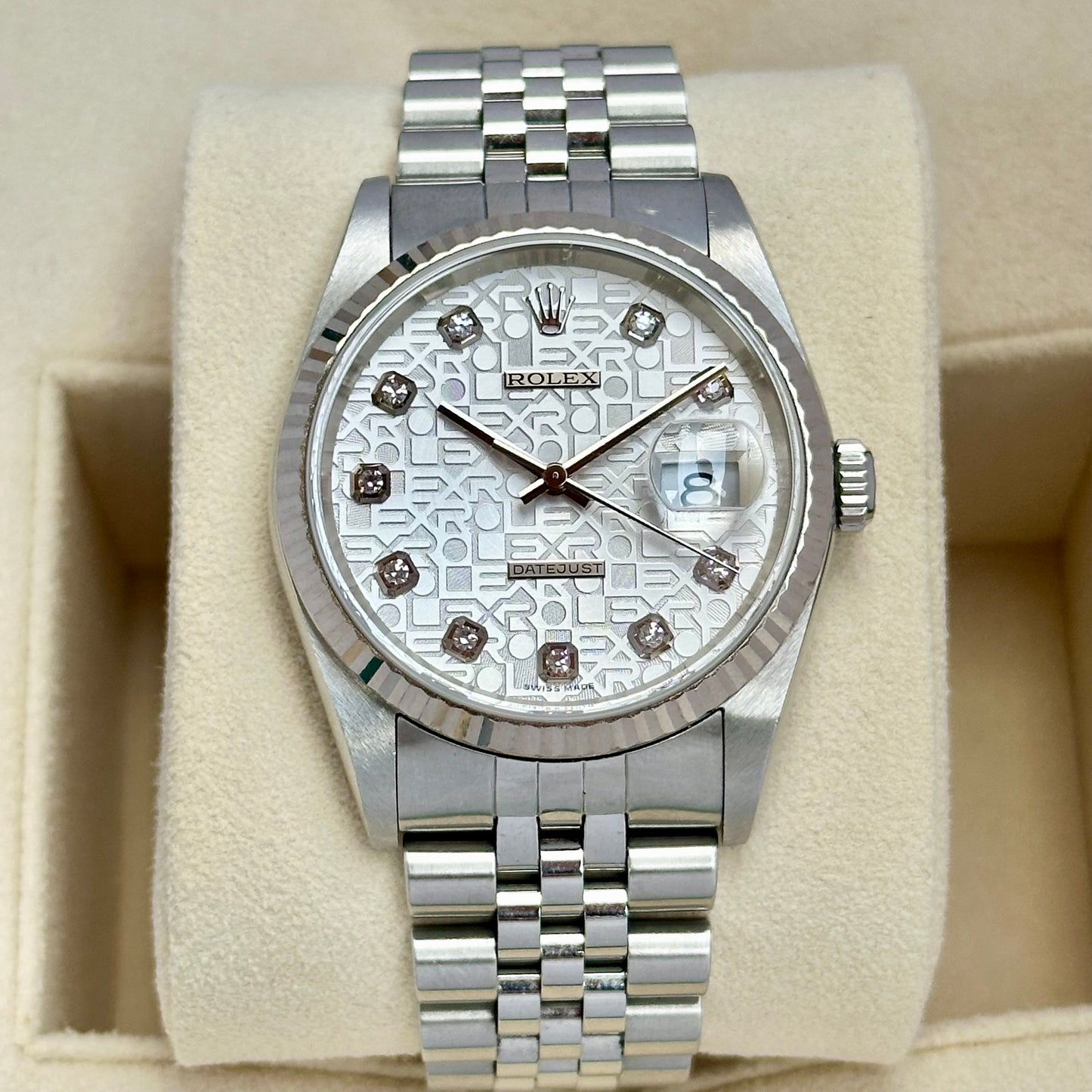 Datejust 36 Anniversary Diamond Dial Ref 16234G 2004