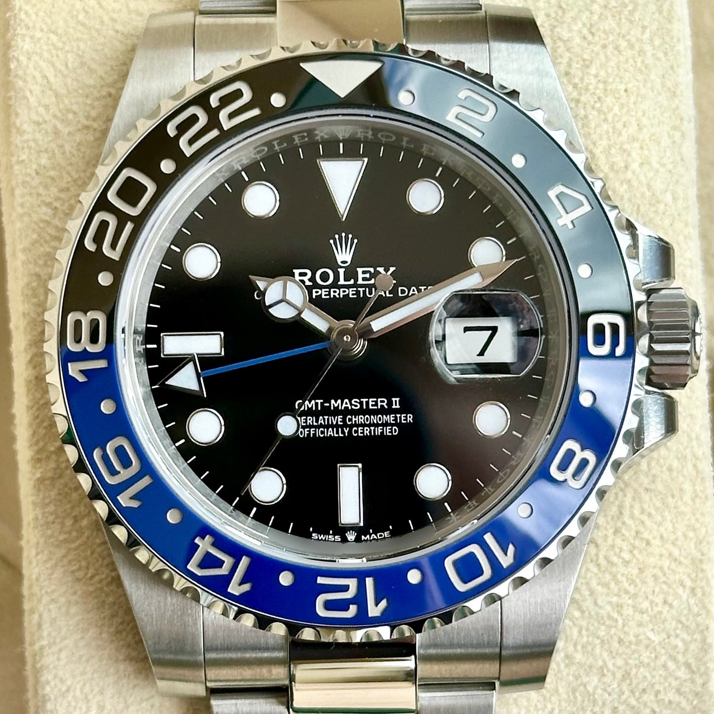 GMT Master II Ref 126710BLNR Batman 2022