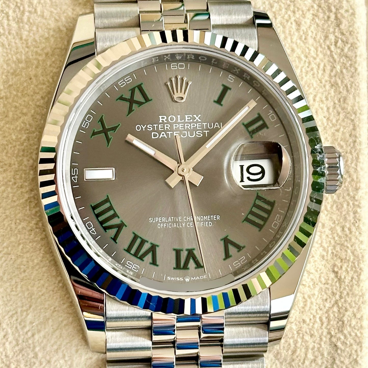 Datejust Wimbledon Dial Ref 126234 36MM 2023