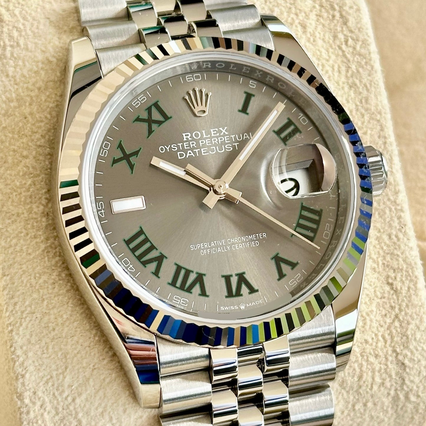 Datejust Wimbledon Dial Ref 126234 36MM 2023