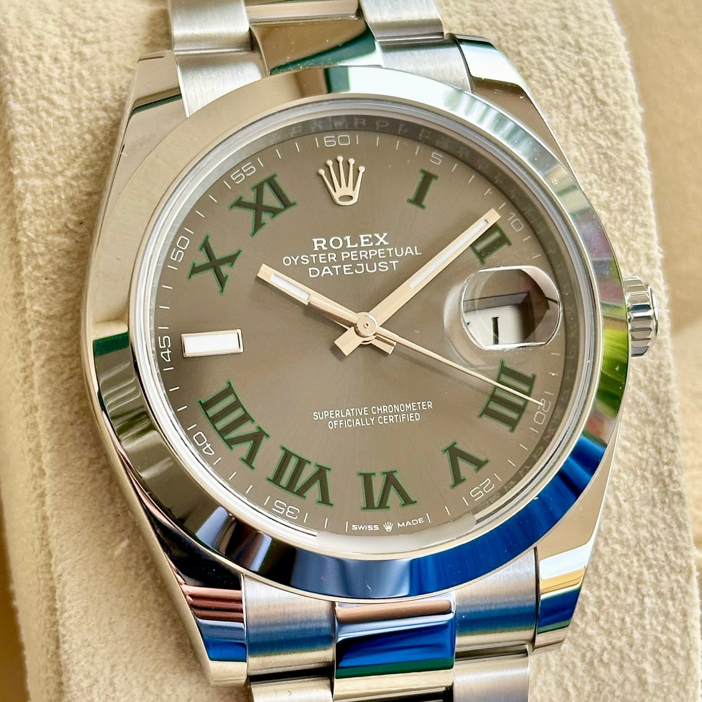 Datejust Wimbledon Dial Ref 126300 41MM 2023