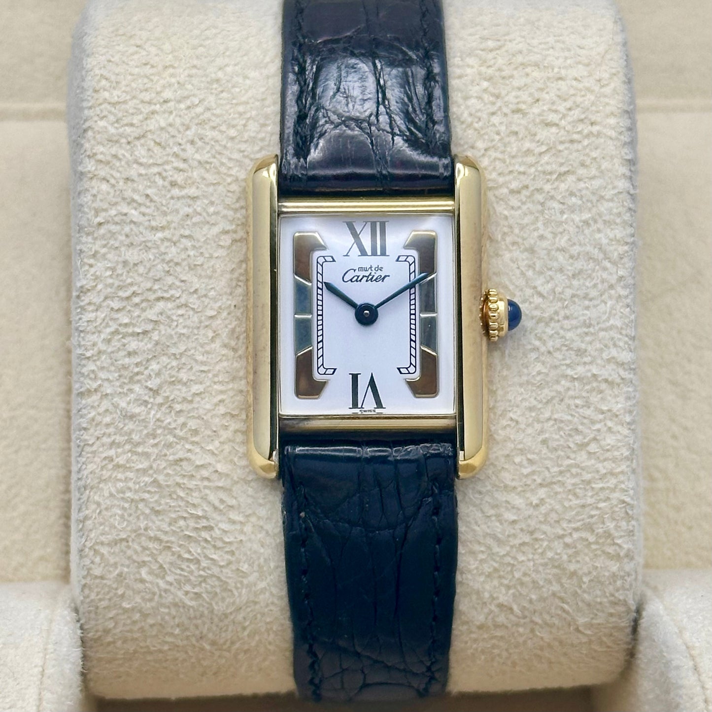 Tank Must Small White Trinity Dial Ref 5057001