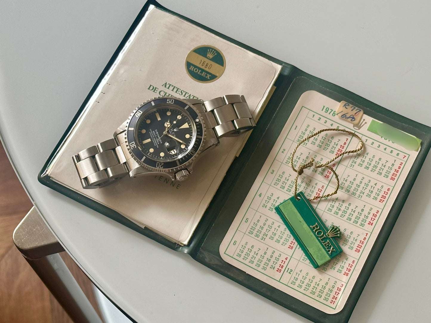 Submariner Date Vintage Tritium Ref 1680 1978