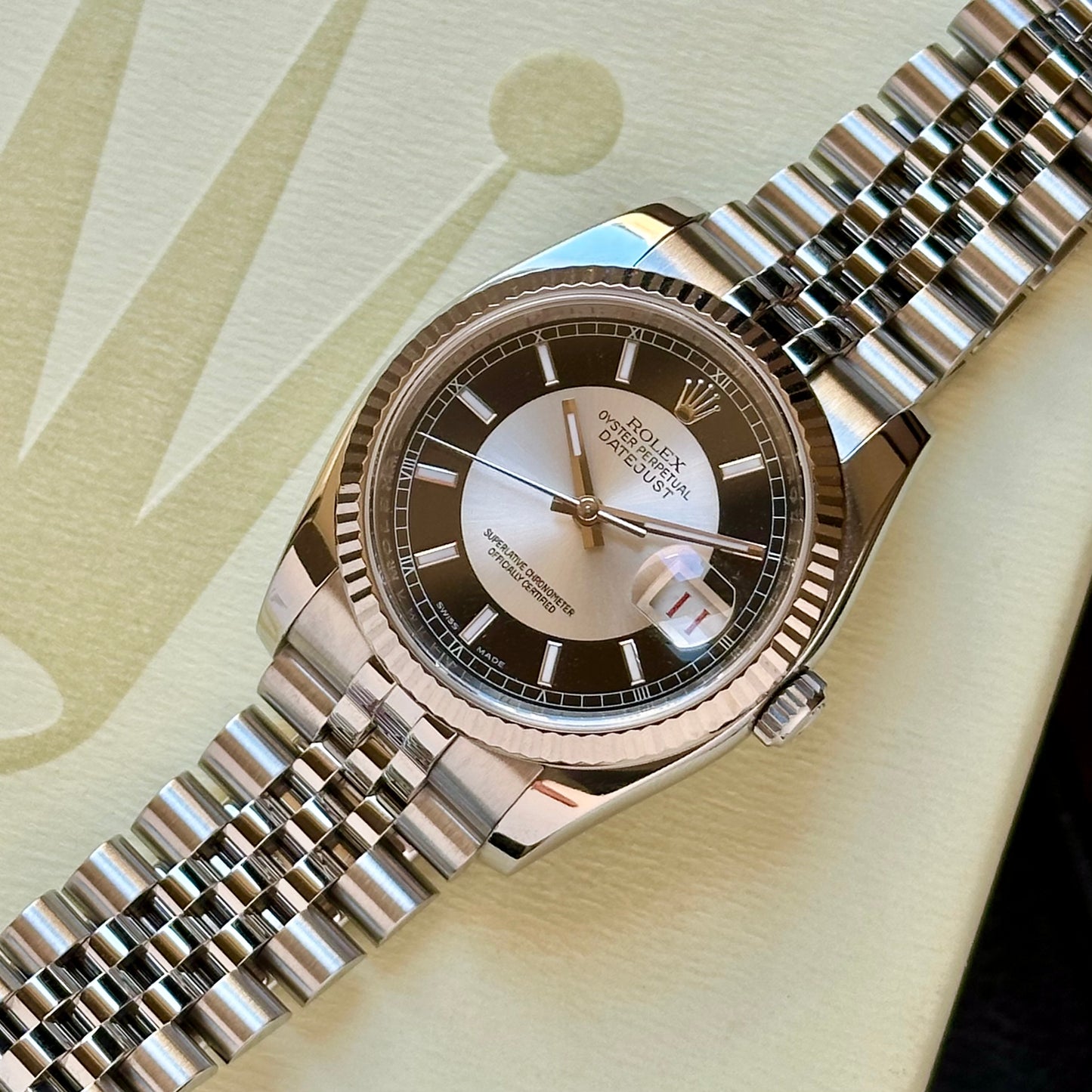 Datejust 36 Tuxedo Roulette Ref 116234 2013