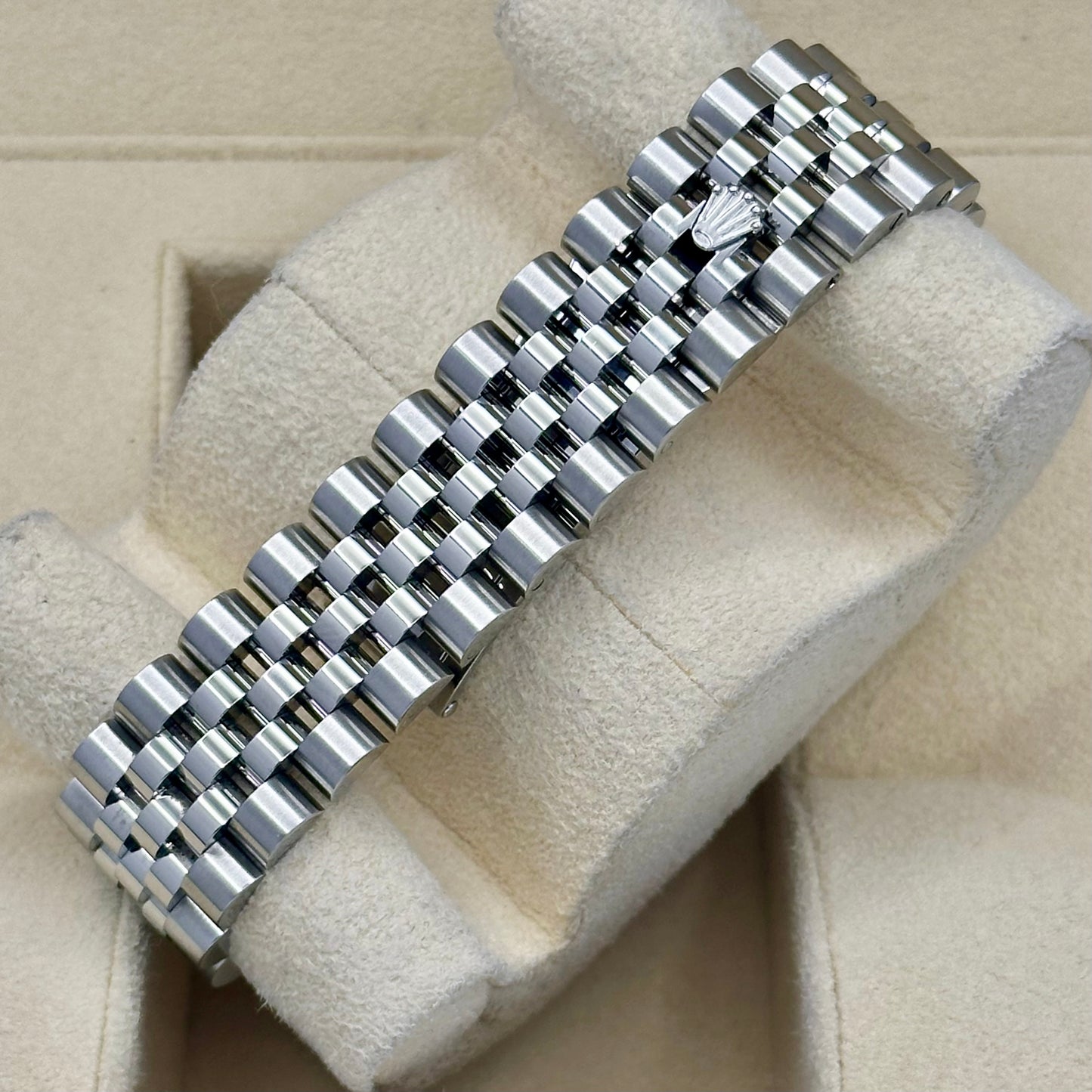 Datejust 36 Blue Diamond Dial Super Jubilee 18K White Gold Ref 116234 2016