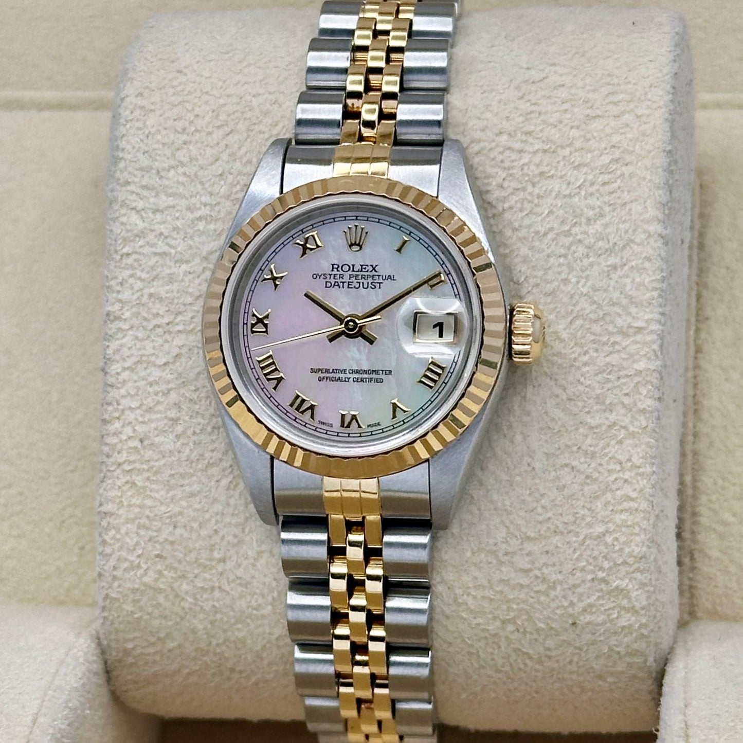 Lady-Datejust 26 Mother Of Pearl Romans Ref 79173 1999
