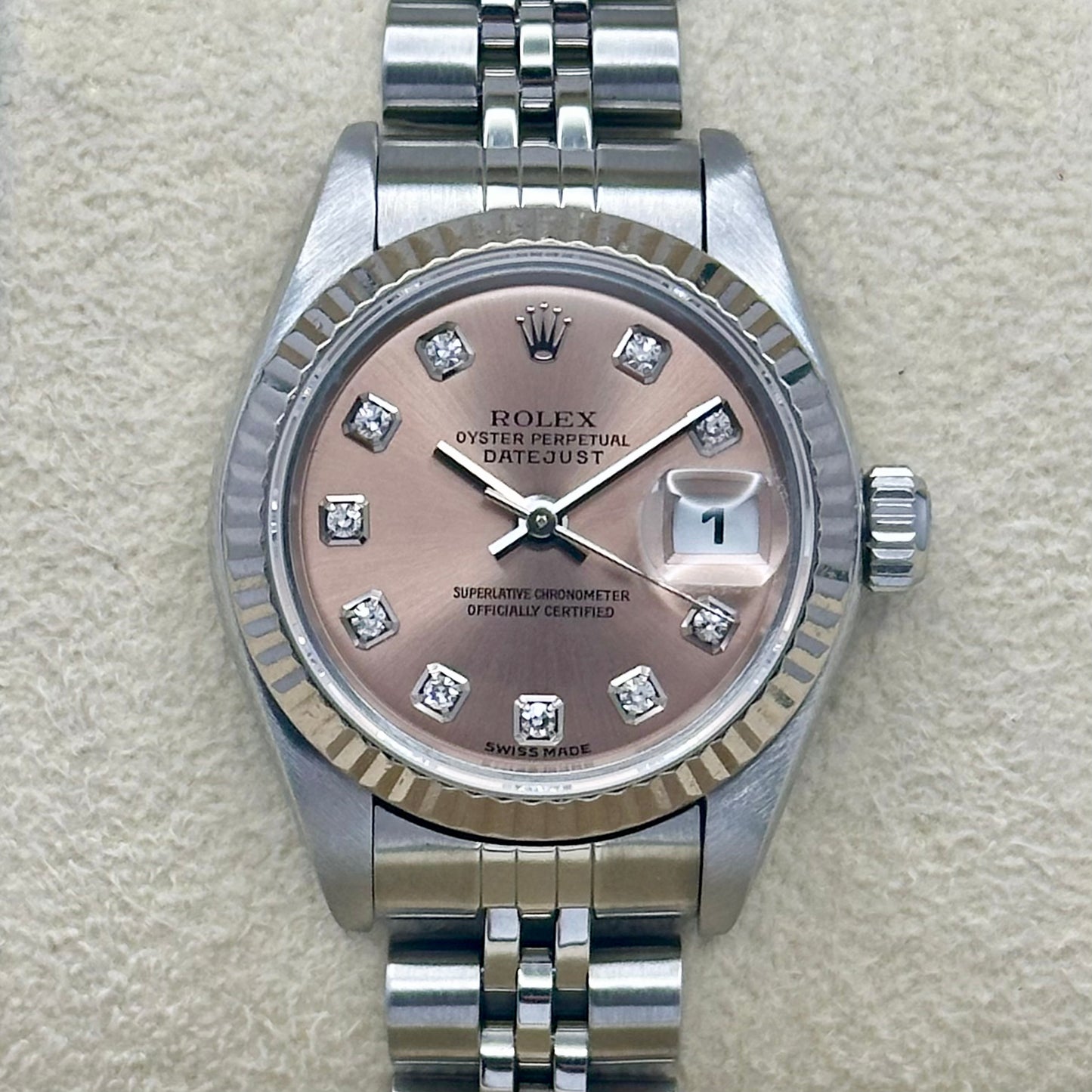 Lady-Datejust 26 Pink Big Diamond Ref 79174G 2004