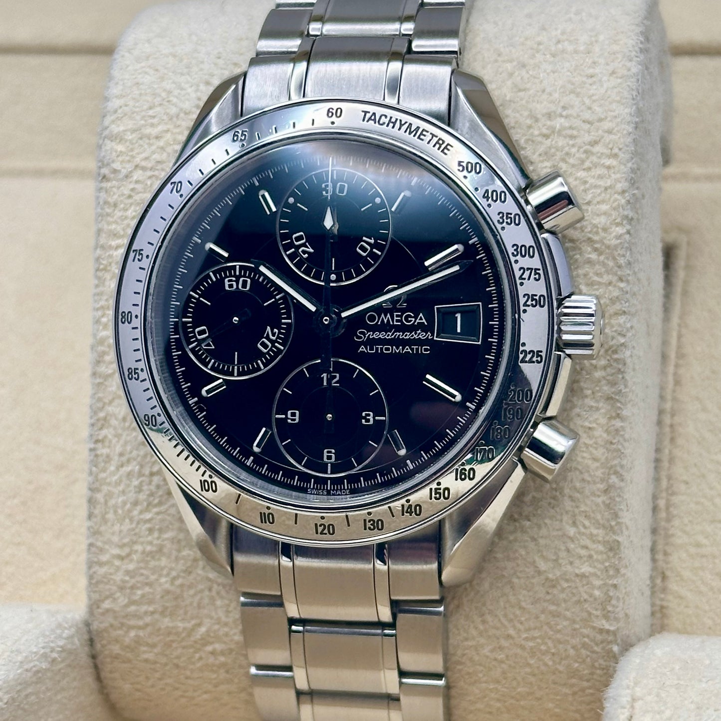 Speedmaster Date Automatic Black Dial Ref 3513.50 2003