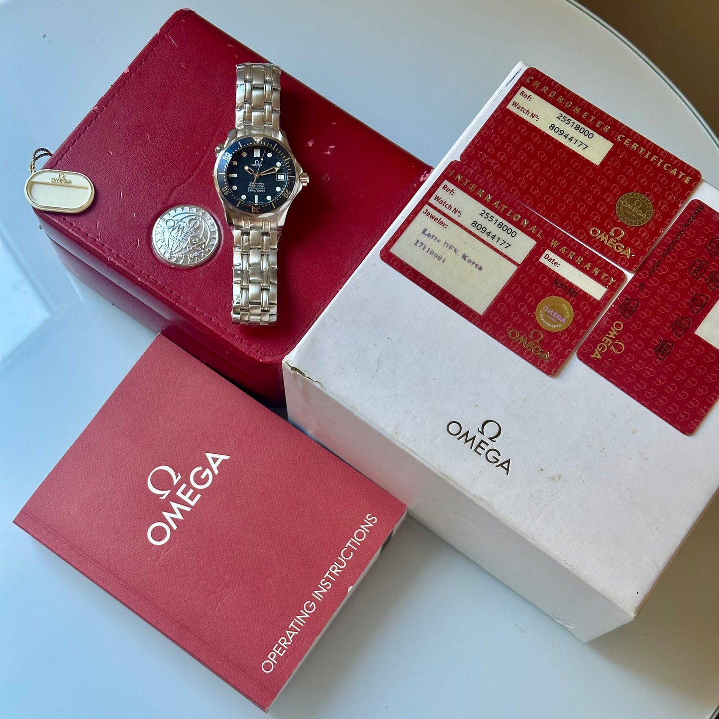 Seamaster 300M Blue Wave Dial 36MM Ref 2551.80.00