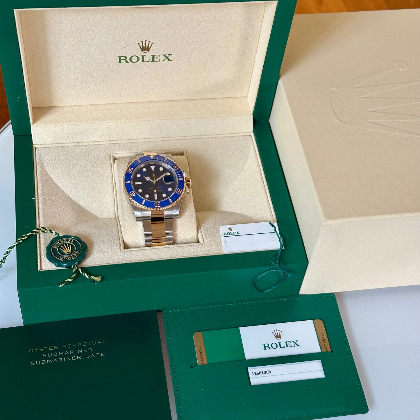 Submariner Date Sunburst Bluesy Ref 116613LB 2020