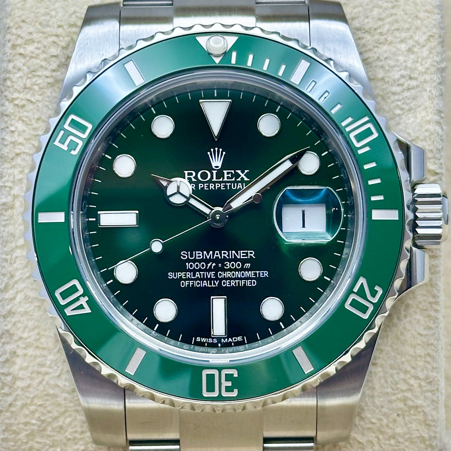Submariner Date Hulk Ref 116610LV 2013