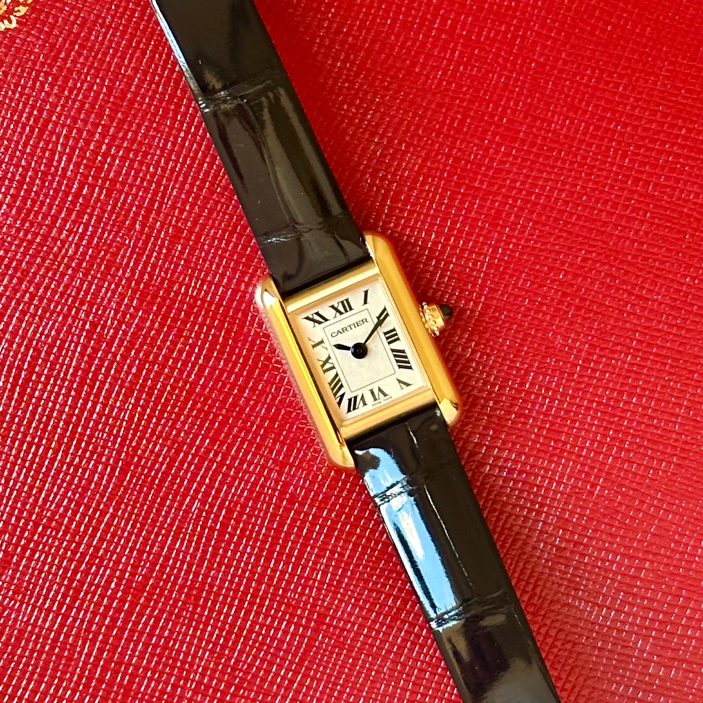 Tank Louis Mini 18K Yellow Gold White Romans Ref WGTA0352 2025