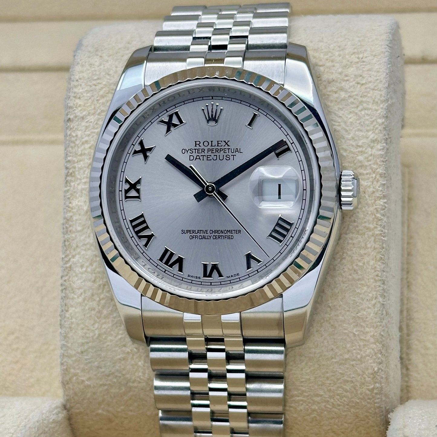Datejust 36 Silver Romans Ref 116234 2007