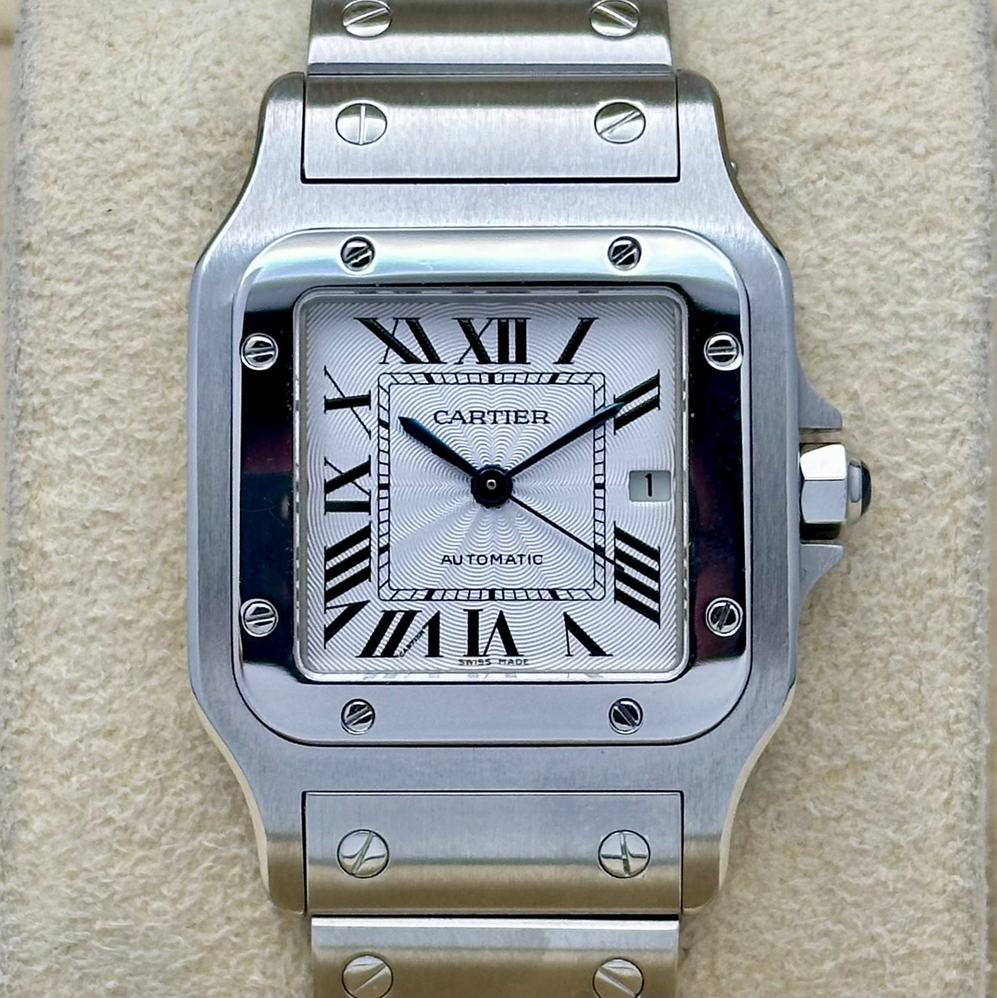 Santos Galbee Guilloché Automatic Ref 2319