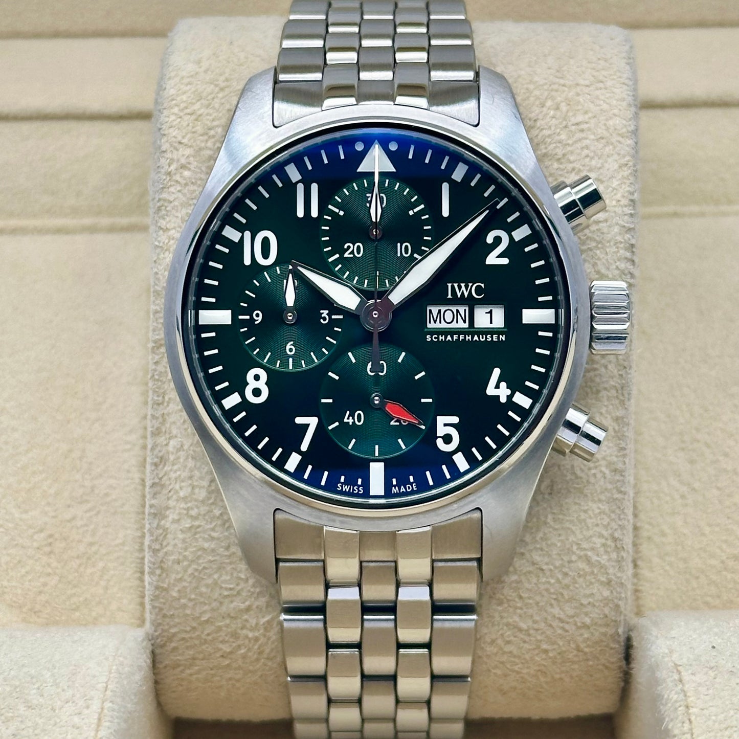 Pilot’s Chronograph 41 Green Ref IW388104 2022