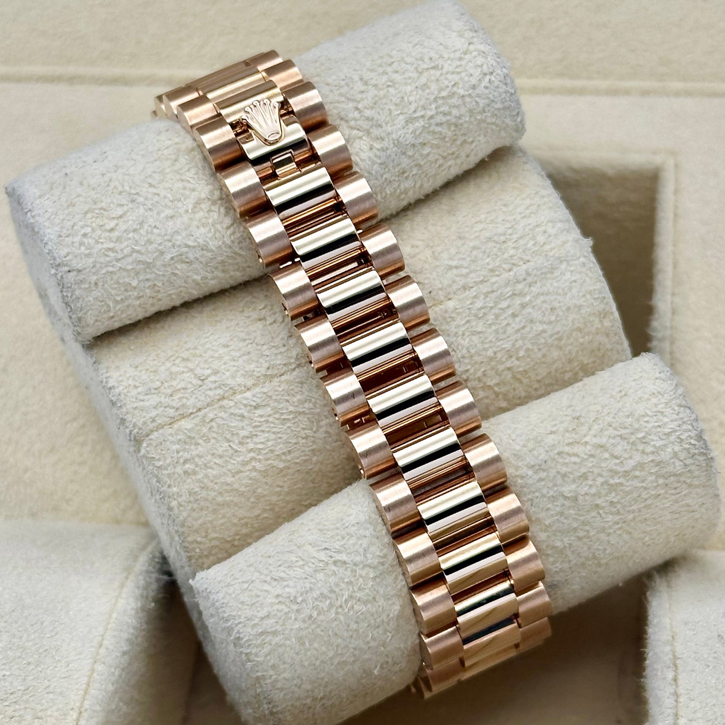 Lady-Datejust 28 Chocolate Diamond Star 18K Rose Gold President 279175