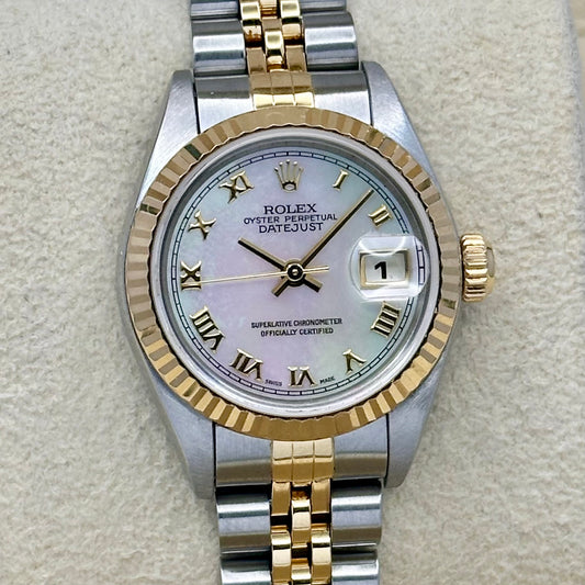 Lady-Datejust 26 Mother Of Pearl Romans Ref 79173 1999