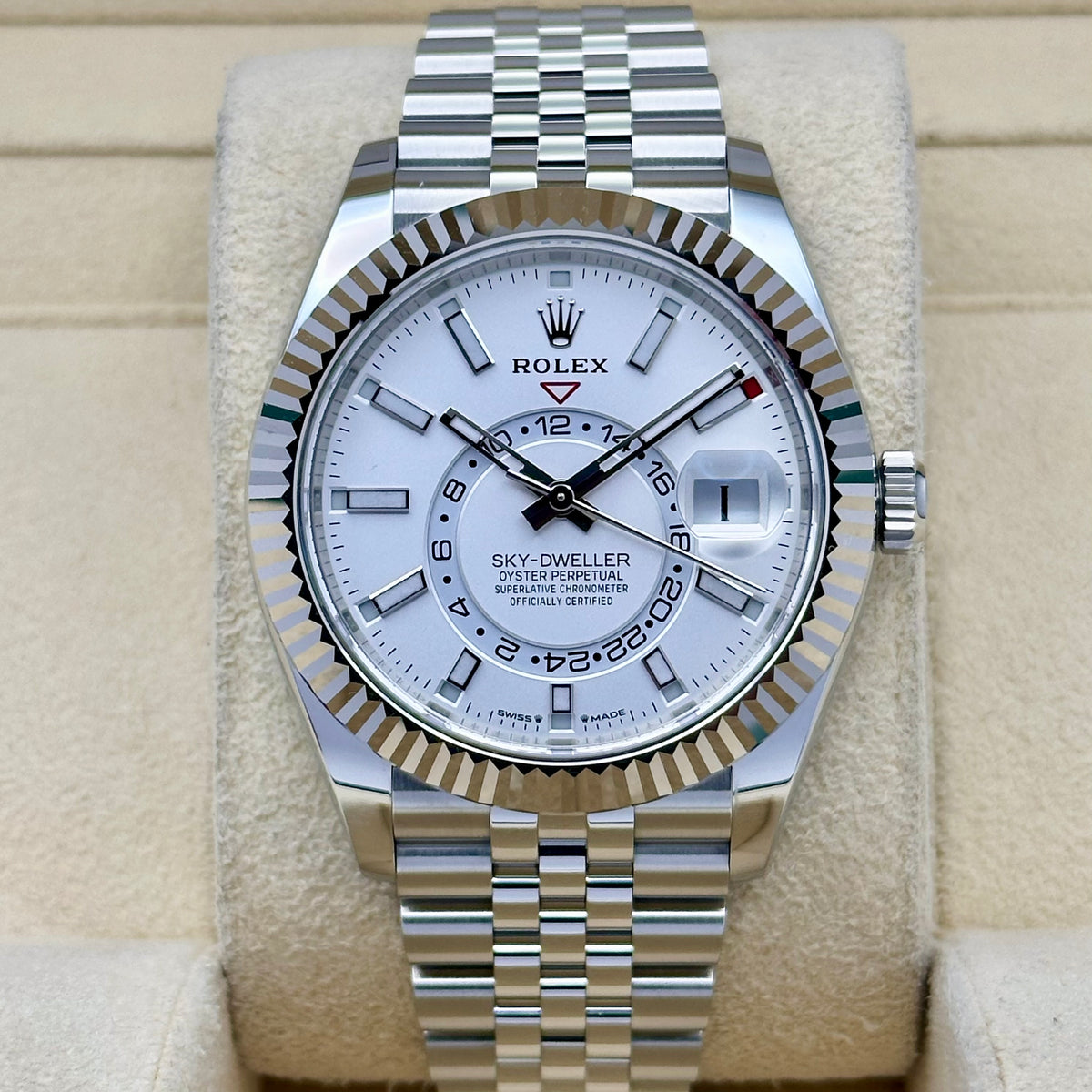 Sky-Dweller White Jubilee 18K White Gold Ref 336934 2026