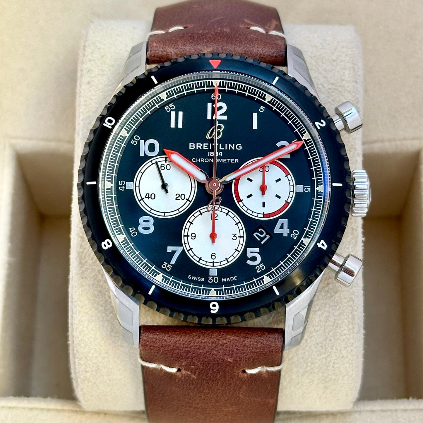 Aviator 8 B01 Chronograph 43 Mosquito Ref AB01194A1B1X2 2019