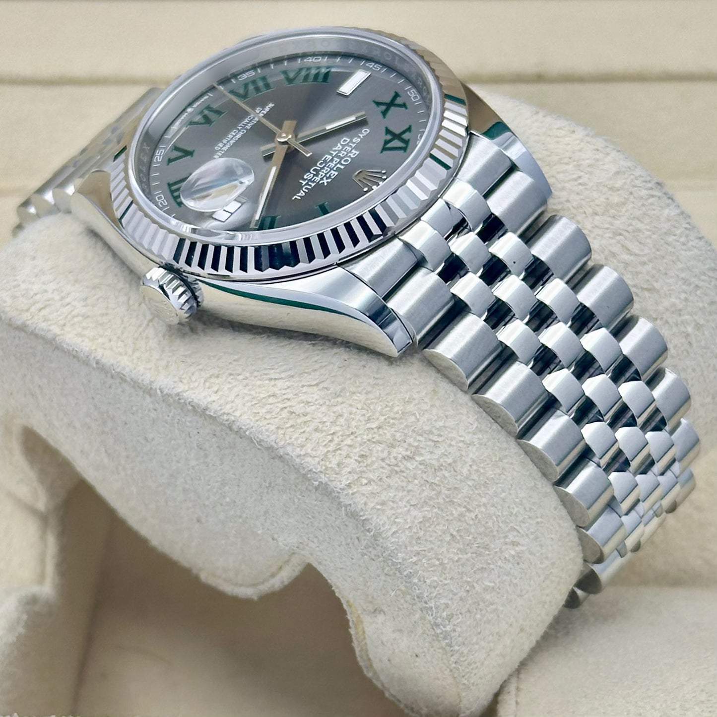 Datejust 36 Wimbledon 18K White Gold Ref 126234 2026