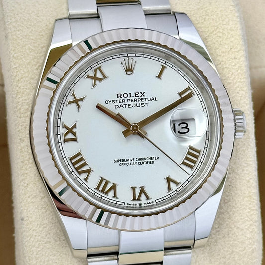 Datejust 41 White Romans Ref 126334 2019