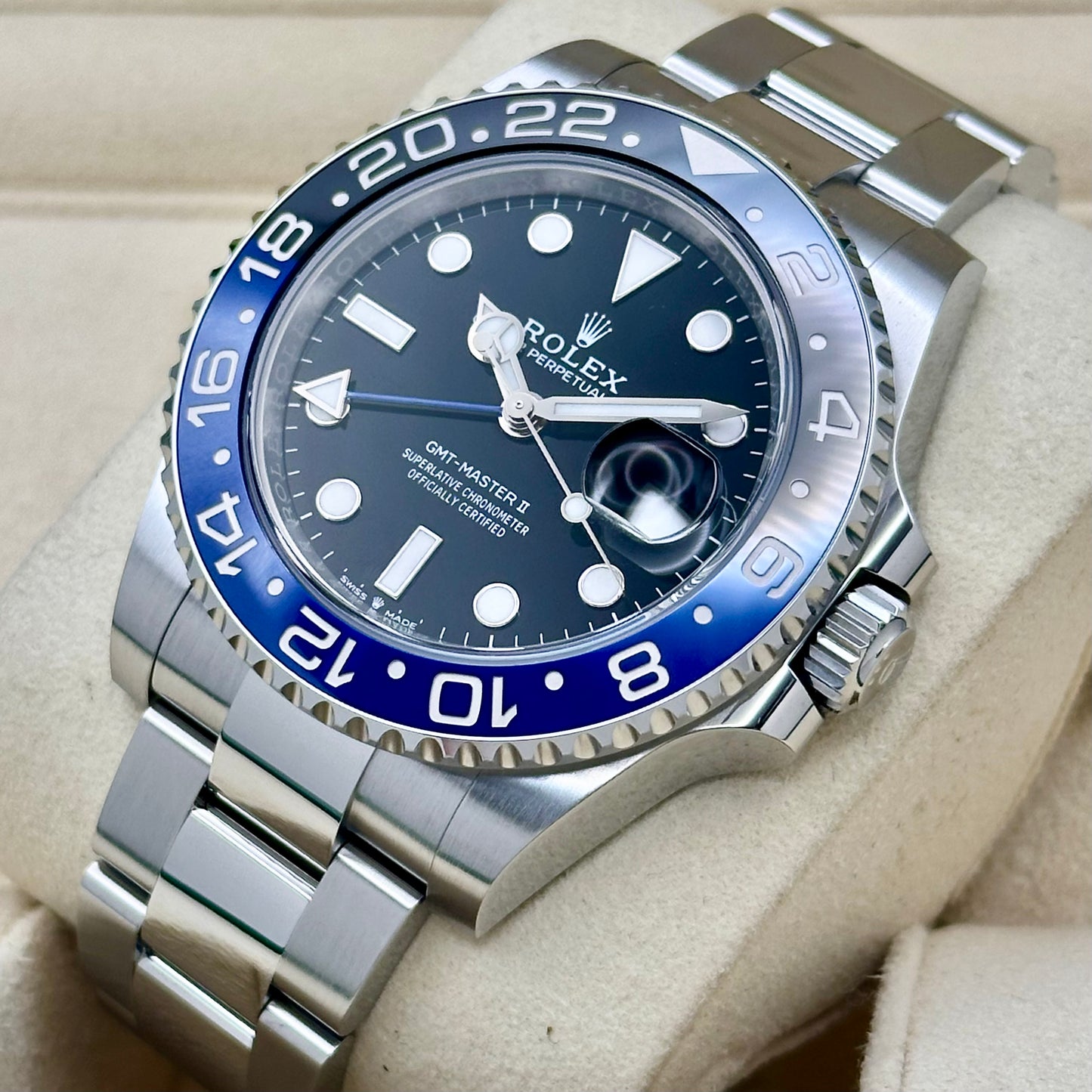 GMT Master II Batman Ref 126710BLNR 2024