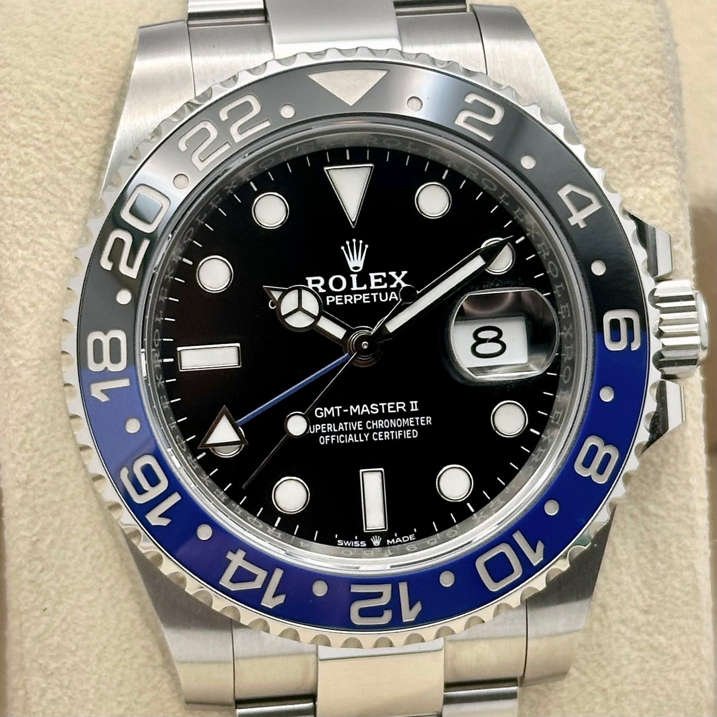 GMT Master II Batman Ref 126710BLNR 2024