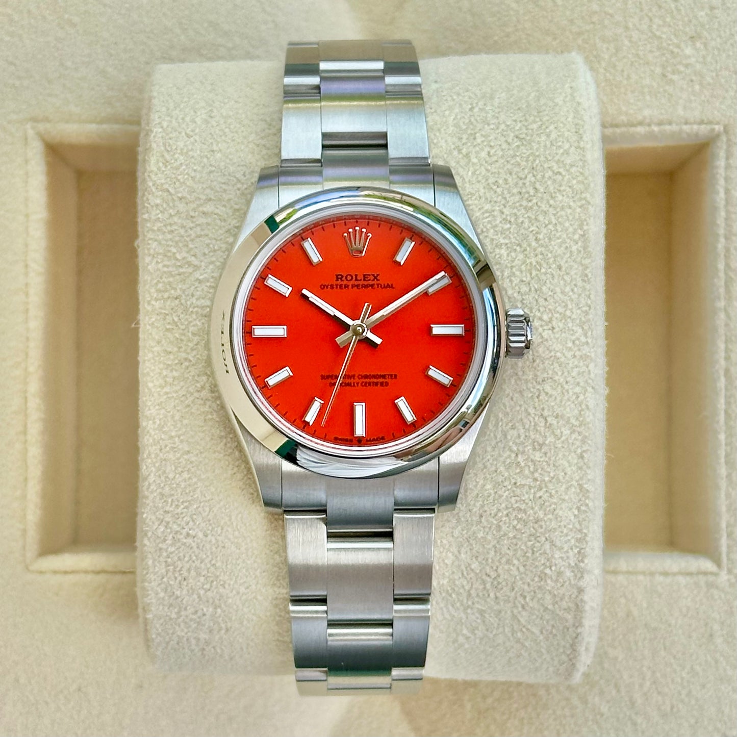 Oyster Perpetual 31 Coral Red Ref 277200 2023