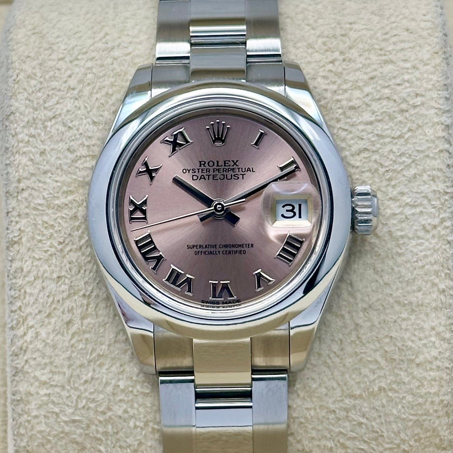 Lady-Datejust 28 Pink Romans Ref 279160 2017