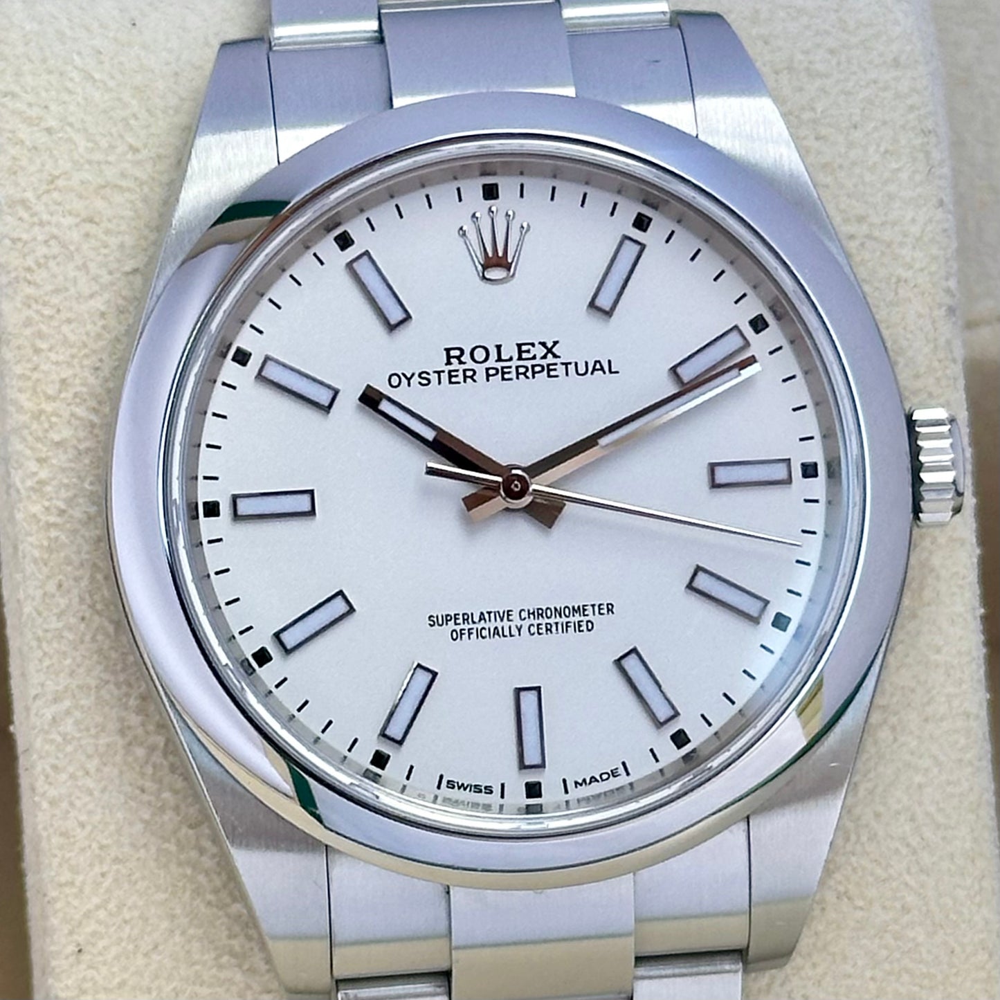 Oyster Perpetual 39 White Ref 114300 2020