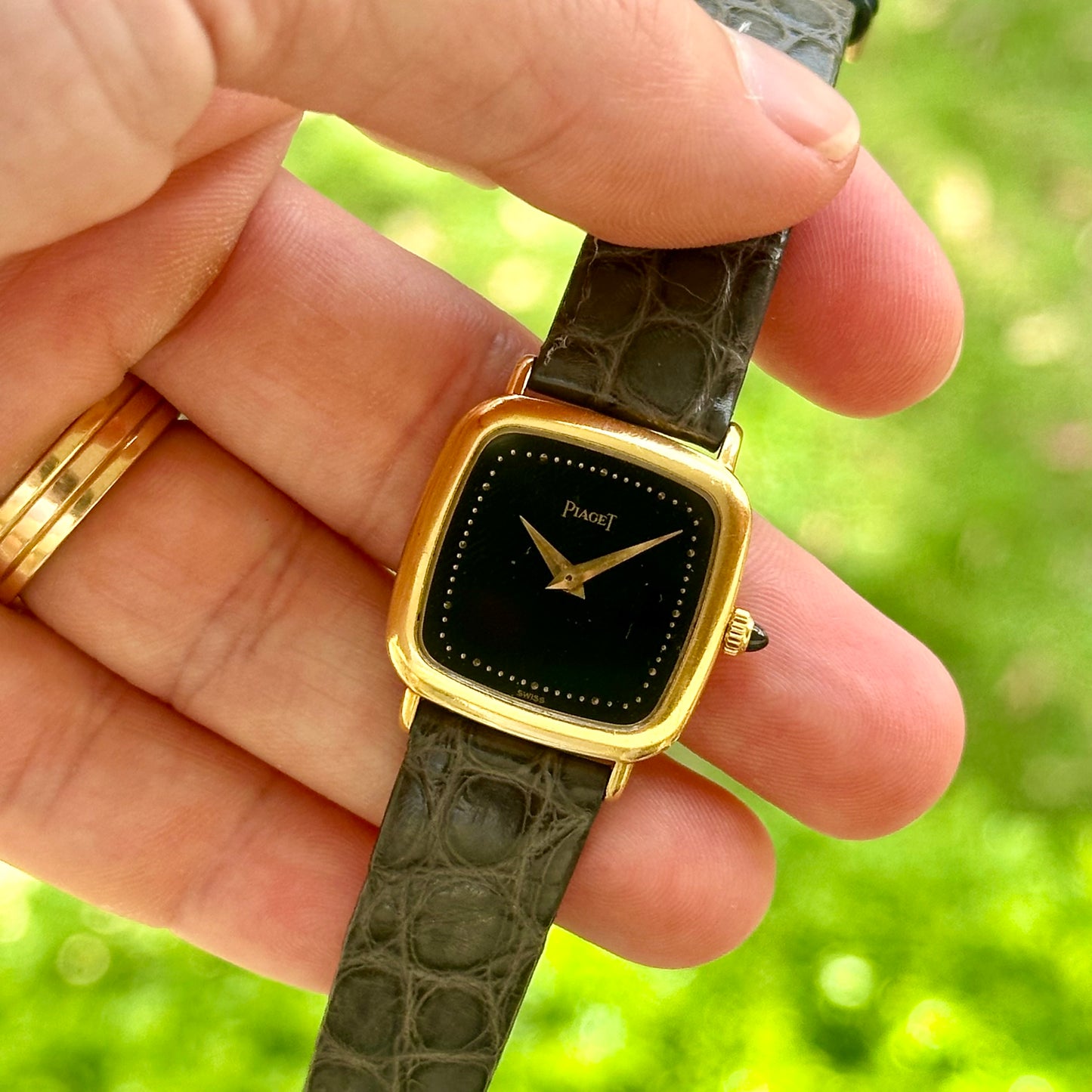 Black Tie Emperador 18K Yellow Gold Manual Winding Ref 9902