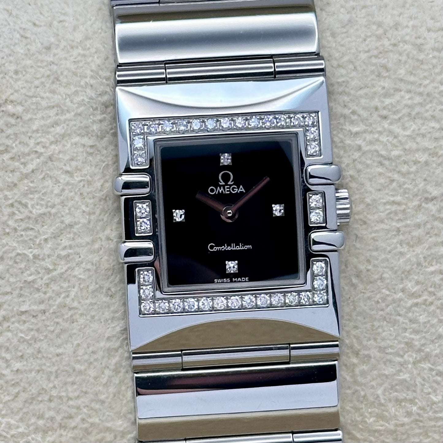 Quadra Constellation Factory Diamond Bezel Black Diamond Dial Ref 1528.46.00 2000