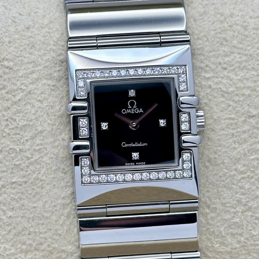 Quadra Constellation Factory Diamond Bezel Black Diamond Dial Ref 1528.46.00 2000