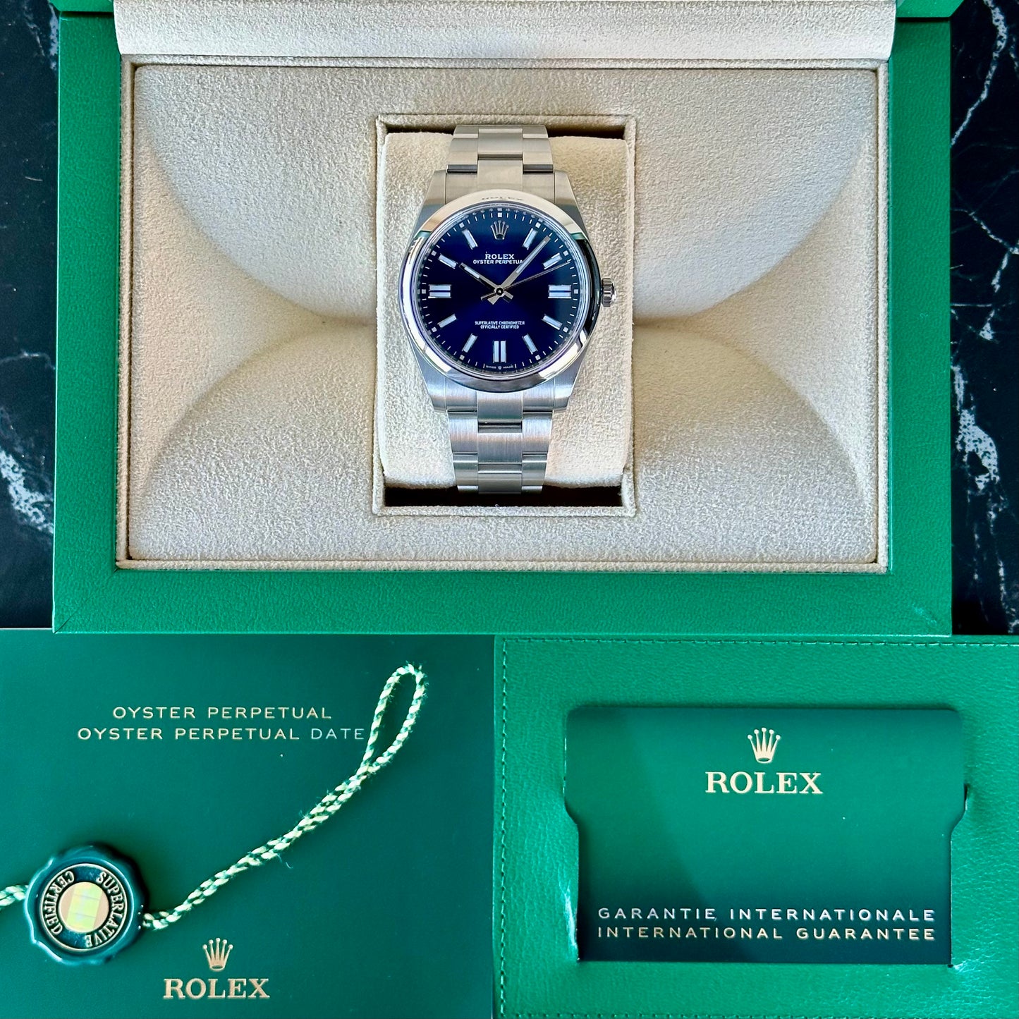 Oyster Perpetual 41 Blue Ref 124300 2023